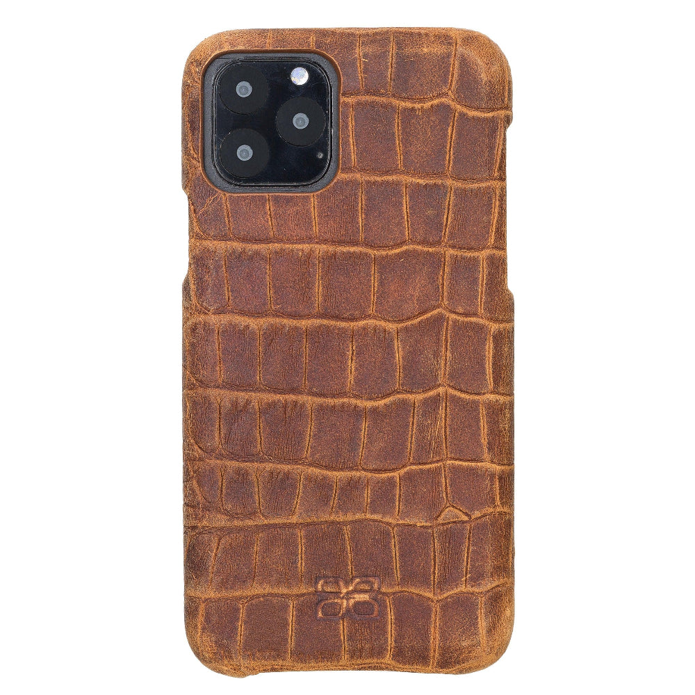 Bouletta Bouletta Fully Leather Back Cover for Apple iPhone 11 Series iPhone 11 Pro / Dragon Mustard